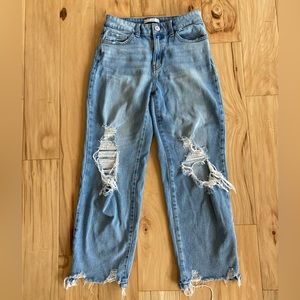 Women’s High Rise Straight Jeans